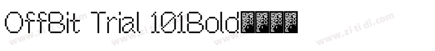 OffBit Trial 101Bold字体转换